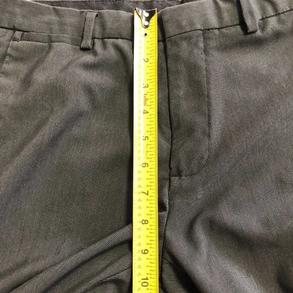 Calvin Klein Dark Charcoal Grey Slim Fit Straight Leg Dress Pants Size 30 - Picture 7 of 10